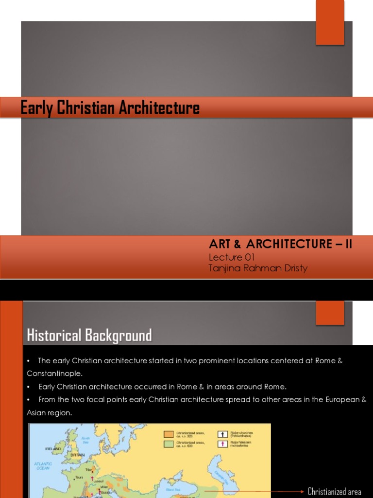 Early Christian Architecture Overview | PDF | Church (Building ...