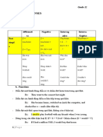 Unit 2: Past Tenses: Grammar Grade 12