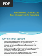 16-Time Management For REcruiter