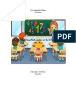 Module in Teaching Mathematics in The Primary Grades (MATH 1)