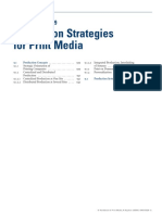 Production Strategies For Print Media: Contents Chapter 9
