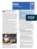 PNUD (2009) - La Gobernanza Democrática y El PNUD