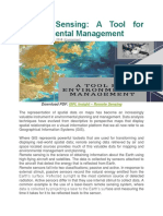 Remote Sensing: A Tool For Environmental Management: Download PDF