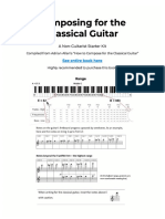 Composing For Classical Guitar Handout