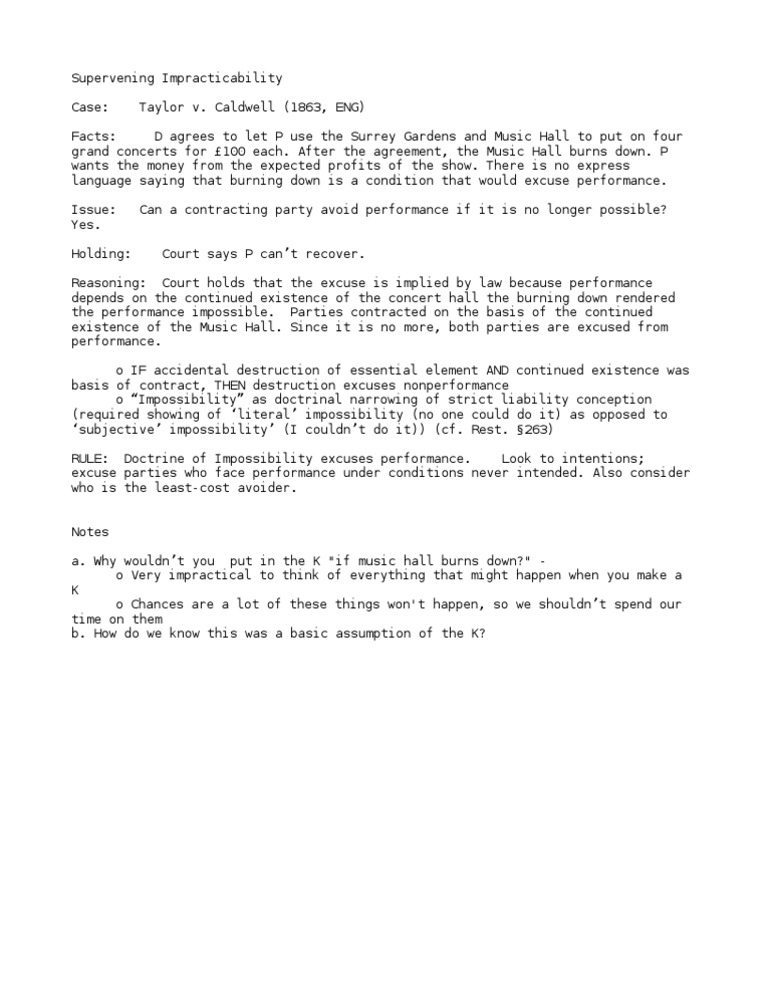 Taylor V Caldwell Government Politics