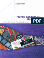 LIBRO POLITICAS CULTURALES en LA REGION ANDINA HTTPWWW - Comunidadandina.orgstaticfiles20116619450revista - Integracion5 PDF