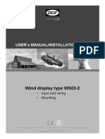 User's Manual Installation Guide for Wind Display