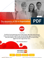 The Dynamics of PR in Organization