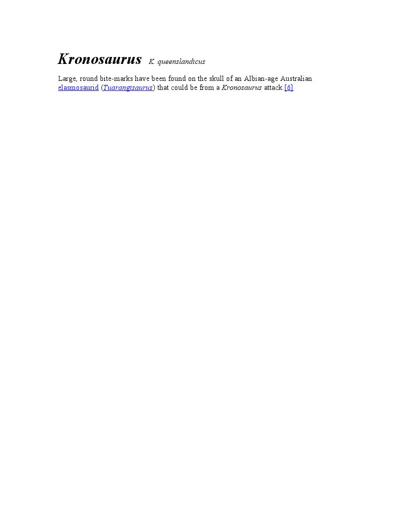 Kronosaurus | PDF