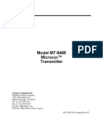 Microcor Transmitter MT-9485-Man Rev NC