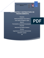 Fuentes y Estructuras de Financiamiento