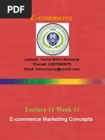 E-Commerce: Lecturer: Hamid Milton Mansaray Phone#: +23276563575