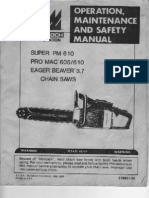 McCulloch-Montgomery Ward Chain Saw Manual