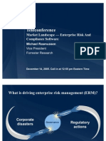 Teleconference: Market Landscape Enterprise Risk and Compliance Software