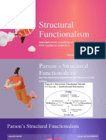 Parson's Structural Functionalism Explained