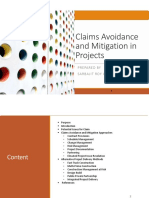 Claims Avoidance and Mitigation in Projects: Prepared by Sarbajit Roy Choudhury