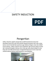 Safety Induction penting untuk keselamatan kerja