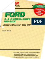 (FORD) Manual de Taller Ford Ranger 1983 1987