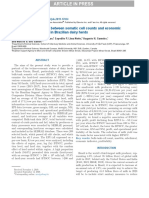 Herd Level Associations Between Somatic Cell Counts and Economic Performance Indicators in Brazilian Dairy Herds