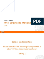 Psychophysical Methods: Z. Shi