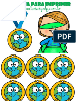 Medalha impressão PDF