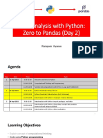 Data Analysis With Python - Day2