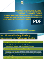 107 Sosialisasi PP 96-2012 - UU 25-2009 TTG Yanlik