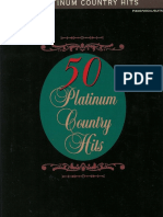 50 Platinum Country Hits (Book)