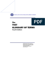 The TVET Glossary of Terms, 4th Edition