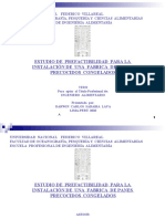 Plan de Negocios Panes Precocidos Congelados