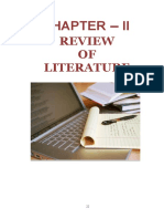 Review OF Literature: Chapter - Ii