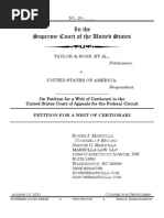 Petition For A Writ of Certiorari, Taylor & Sons v. United States, No. 21-244 (Aug. 18, 2021)