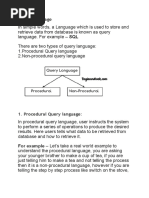 Query Language