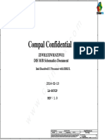 Compal Confidential: Ziwb2/Ziwb3/Ziwe1 DIS M/B Schematics Document