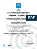 Cert. Iso 45001 Tubosistemas