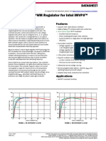 3+2 Multiphase PWM Regulator For Intel Imvp8™ Desktop Cpus: Datasheet