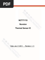 Nuvoton NCT7717U Datasheet V111