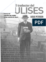 Lucas Petersen - El Traductor Del Ulises - Salas Subirat-Penguin Random House (2016)