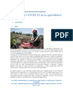 A - Impacto del COVID-19 en la agricultura