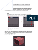 Mengenal 5 Komponen Editable Poly: 1. Vertex