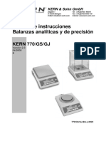 Manual de Balanzas Kern en Español