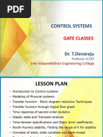 Control Systems: Gate Classes