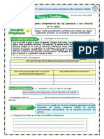 Actividad para El Estudiante Indagamos Sobre Algunos Componentes de Las Gaseosas