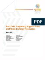 Fast Grid Frequency Support From Distributed Energy Resources