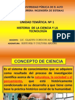 1ra - CLASE - Historia de La Ciencia y La Tecnología - 1RA - PARTE