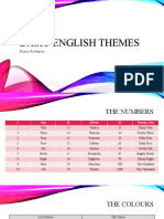 Basic English Themes