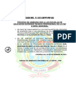 Comunicado 11 2021 ENFPP PNP UAI HUANCAYO Talla Peso 2021