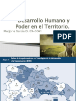 Desarrollo Humano y Poder en El Territorio