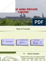 Degon Agro Private Limited: Sustainable Agriculture Project Proposal