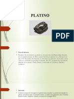 Platino: descubrimiento, producción y usos del metal precioso